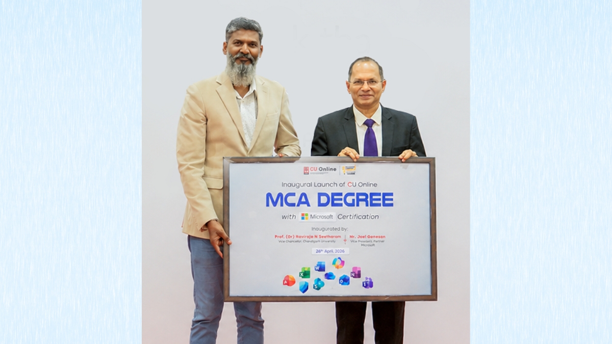 Chandigarh University launches Online MCA programme with Microsoft certifications
