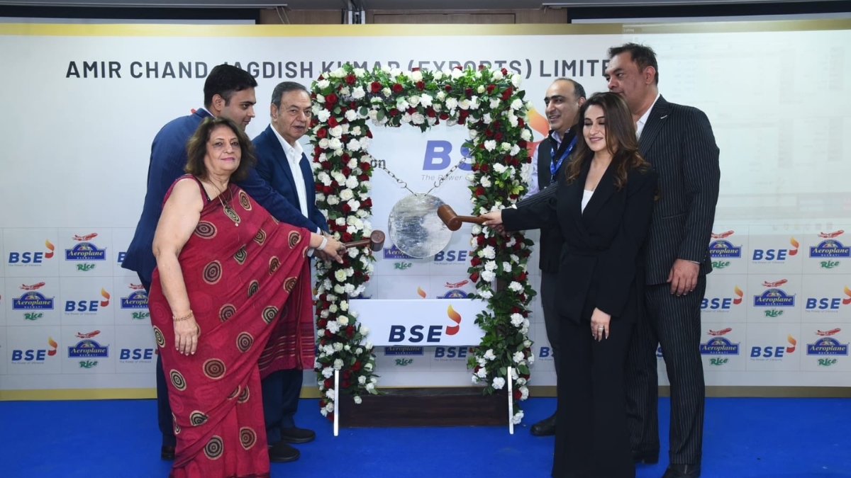 Amir Chand Jagdish Kumar share price falls in debut session